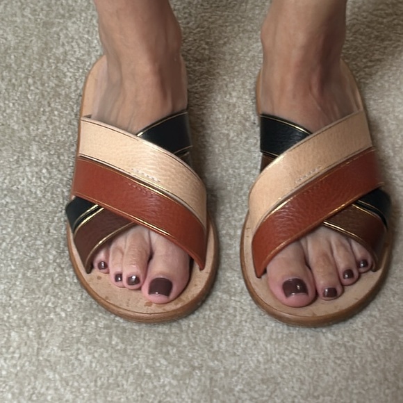 Pedro Garcia size 34.5 Pasion multi vachetta slide - Picture 3 of 8